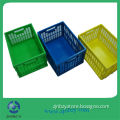 Plastic folding crate plastic fruit crates plastic collapsible storage crate